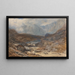 Bergbeek in Wales - David Cox Jnr — ingelijst kunstwerk aan de muur