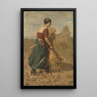 Reproductie van het schilderij Lier des gerbes - David de la Mar