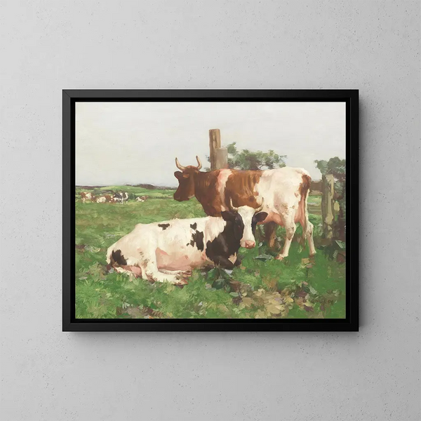 Bovins van Ayrshire - David Gauld — ingelijst kunstwerk aan de muur