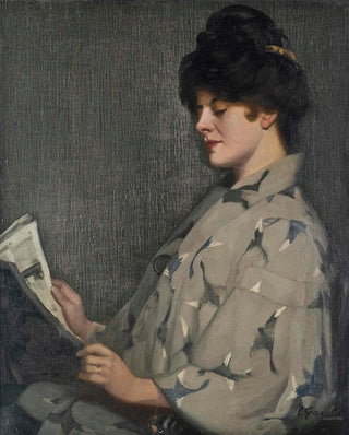 David Gauld - Portrait of a lady thought to be Irene Vanburgh.webp