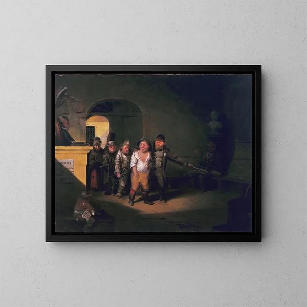 Justice - David Gilmour Blythe — ingelijst kunstwerk aan de muur