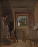 De beeldhouwer Jens Adolph Jerichau in zijn atelier in Rome - David Jacobsen — weergave van het kunstwerk