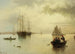 scène van de haven zonder titel - David James — weergave van het kunstwerk