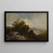 vlakbij het meer George in Den Haag - David Johnson — ingelijst kunstwerk aan de muur