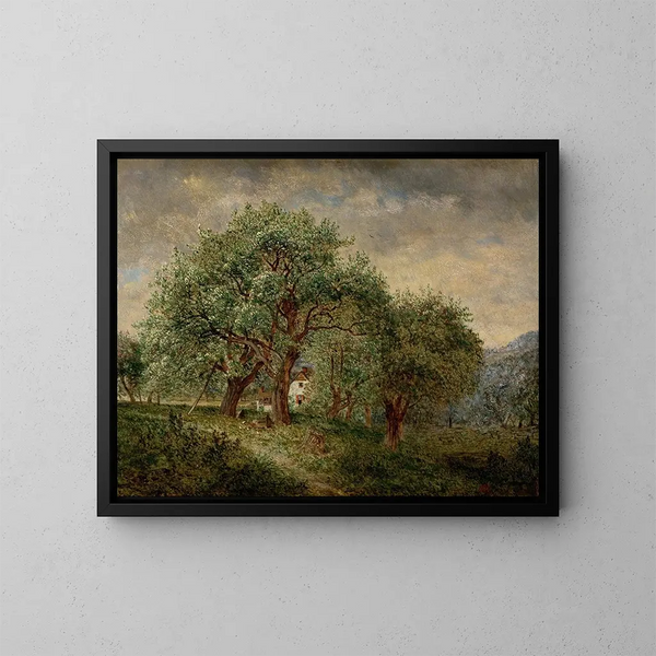 De Tijd van de lente - David Johnson — ingelijst kunstwerk aan de muur