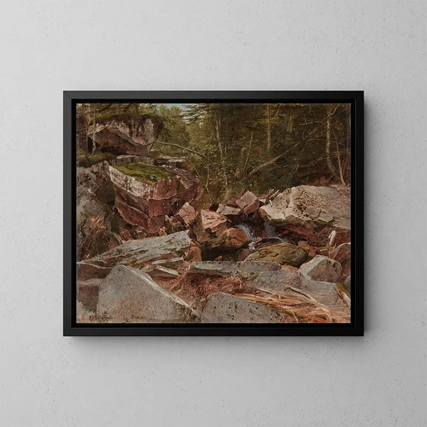 Studie van North Conway, New Hampshire - David Johnson — ingelijst kunstwerk aan de muur