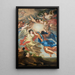 Allégorie du mariage du roi Charles XI et de la reine Ulrika Eleonora - David Klöcker Ehrenstrahl — framed artwork on a wall