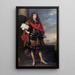 Baron Bengt Horn in the Roman Campagna - David Klöcker Ehrenstrahl — framed artwork on a wall