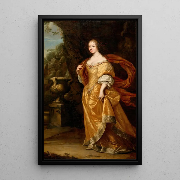 Ingeborg Banér - David Klöcker Ehrenstrahl — ingelijst kunstwerk aan de muur
