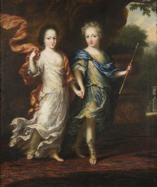 David Klcker Ehrenstrahl - Karl XII 16821718 King of Sweden and Hedvig Sofia 16811708 Princess of Sweden.webp