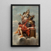 Reproduction of the painting Mars and Minerva - David Klöcker Ehrenstrahl