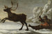 Reindeer with a Sledge - David Klöcker Ehrenstrahl — artwork view