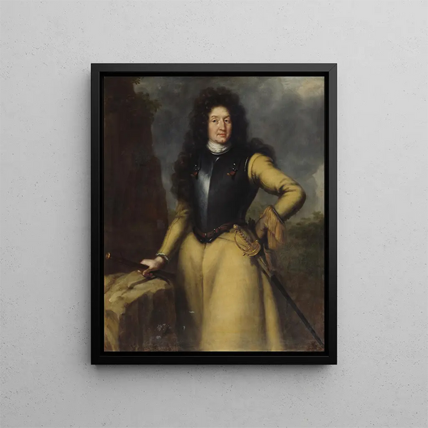 Staande man - David Klöcker Ehrenstrahl — ingelijst kunstwerk aan de muur