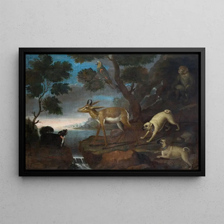 David Kock - Bengalese Deer Attacked by Pugs.webp