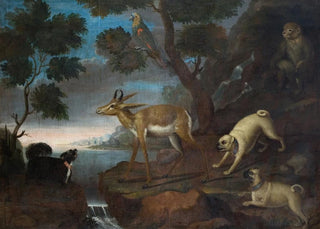 David Kock - Bengalese Deer Attacked by Pugs.webp