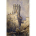 Alcazar Ségovie Spanje - David Roberts — weergave van het kunstwerk