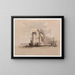 in Luxor, Thebe, Hoge-Egypte - David Roberts — ingelijst kunstwerk aan de muur