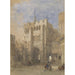 Reproductie van het schilderij Bargate Southampton - David Roberts