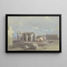 van Fragmenten van een kolossale standbeeld in het Memnonium, Thebe - David Roberts — ingelijst kunstwerk aan de muur