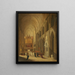 Aller à la messe - David Roberts — ingelijst kunstwerk aan de muur