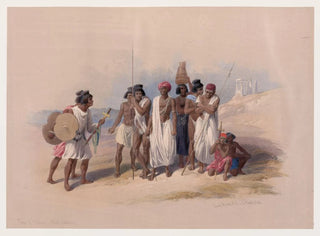 David Roberts - Group of Nubians Wady Kardasey sic Qirts.webp