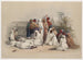 In de slavernijmarkt in Caïro - David Roberts — weergave van het kunstwerk