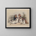 In de slavernijmarkt in Caïro - David Roberts — ingelijst kunstwerk aan de muur