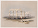 Restanten van de tempel van Medamout in Thebe - David Roberts — weergave van het kunstwerk