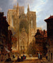 Kathedraal van Rouen - David Roberts — weergave van het kunstwerk