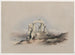 Ruïnes van de tempel van Kardeseh Qirts in Nubië - David Roberts — weergave van het kunstwerk