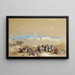 Suez - David Roberts — ingelijst kunstwerk aan de muur