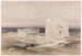 Tempel van Edfu Idf oud Appolinopolis Hoog-Egypte - David Roberts — weergave van het kunstwerk