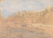 L'Alcazaba vanaf de kade, Malaga - David Roberts — weergave van het kunstwerk