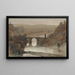 De Tolède-brug nabij Madrid Spanje - David Roberts — ingelijst kunstwerk aan de muur