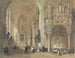 L'église de Dixmude, Flandre-Occidentale - David Roberts — weergave van het kunstwerk