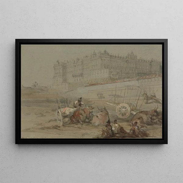 David Roberts - The Royal Palace Madrid 1832.webp