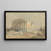 Het Tempel van Baalbek - David Roberts — ingelijst kunstwerk aan de muur