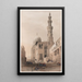 Tombeaux des Khalifes Califes Caïro - David Roberts — ingelijst kunstwerk aan de muur