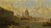 Vue depuis le pont de Waterloo embrassant Saint-Paul, Somerset House et Temple - David Roberts — weergave van het kunstwerk
