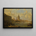 Vue depuis le pont de Waterloo embrassant Saint-Paul, Somerset House et Temple - David Roberts — ingelijst kunstwerk aan de muur