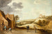 Landschap met boeren die jeu de boules spelen voor een herberg - David Teniers de Jonge — weergave van het kunstwerk