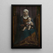 van het Madonna en Kind - David Teniers de Jonge — ingelijst kunstwerk aan de muur