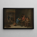 Rokers - David Teniers de Jonge — ingelijst kunstwerk aan de muur
