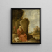 Sint-Jerome in de woestijn - David Teniers de Jonge — ingelijst kunstwerk aan de muur