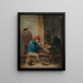 Tavernesscène met rokers - David Teniers de Jonge — ingelijst kunstwerk aan de muur