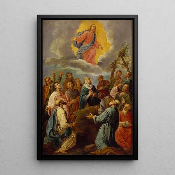 van L'Ascension naar Leandro Bassano - David Teniers de Jonge — ingelijst kunstwerk aan de muur