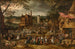 Feest op het dorp - David Vinckboons — weergave van het kunstwerk
