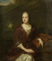 Portrait of Margaretha Nelis 1652-1705 second wife of Casparus Commelin - David van der Plas — artwork view
