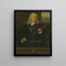 Portrait painting of Willem van Outhoorn, Governor-General of the Dutch East Indies - David van der Plas — framed artwork on a wall