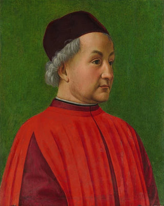 Portret van een man - Davide Ghirlandaio — weergave van het kunstwerk